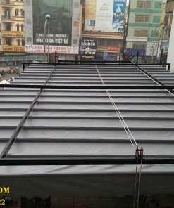 Báo giá mái che bằng bạt xếp bạt kéo di động mẫu đẹp siêu bền siêu rẻ