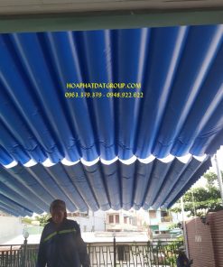 Báo giá mái che bằng bạt xếp bạt kéo di động mẫu đẹp siêu bền siêu rẻ