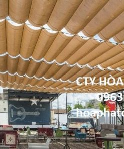 Địa chỉ chuyên lắp đặt mái hiên tại Bình Dương, mái xếp bạt kéo lượn sóng uy tín tại Bình Dương