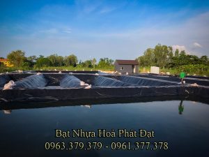 Bảng giá thi công lót bạt ao hồ chứa nước, màng (bạt) chống thấm HDPE đen nuôi cá tôm tại Ninh Bình