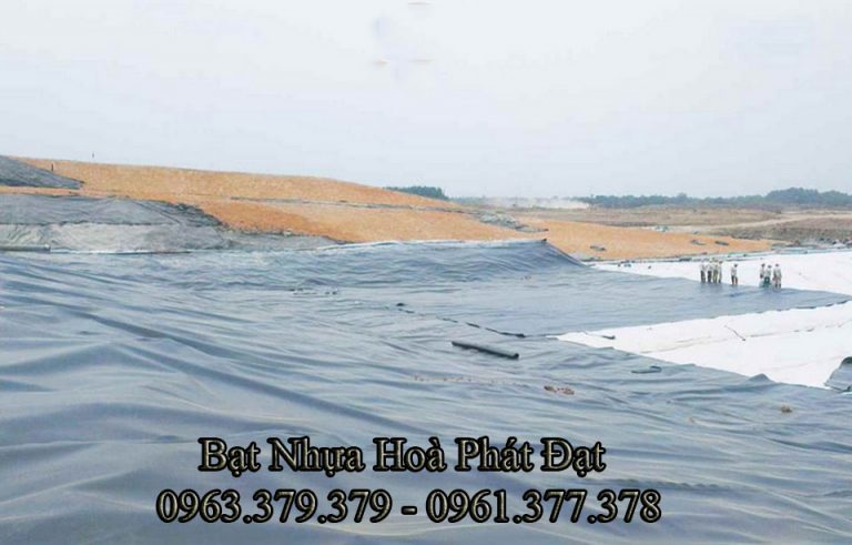 Bảng giá thi công lót bạt ao hồ chứa nước, màng (bạt) chống thấm HDPE đen nuôi cá tôm tại Đồng Xoài Bình Phước