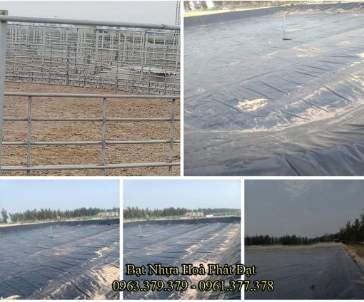 Bảng giá thi công lót bạt ao hồ chứa nước, màng (bạt) chống thấm HDPE đen nuôi cá tôm tại Rạch Giá Kiên Giang