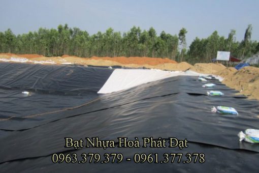 Bảng giá thi công lót bạt ao hồ chứa nước, màng (bạt) chống thấm HDPE đen nuôi cá tôm tại Hưng Yên