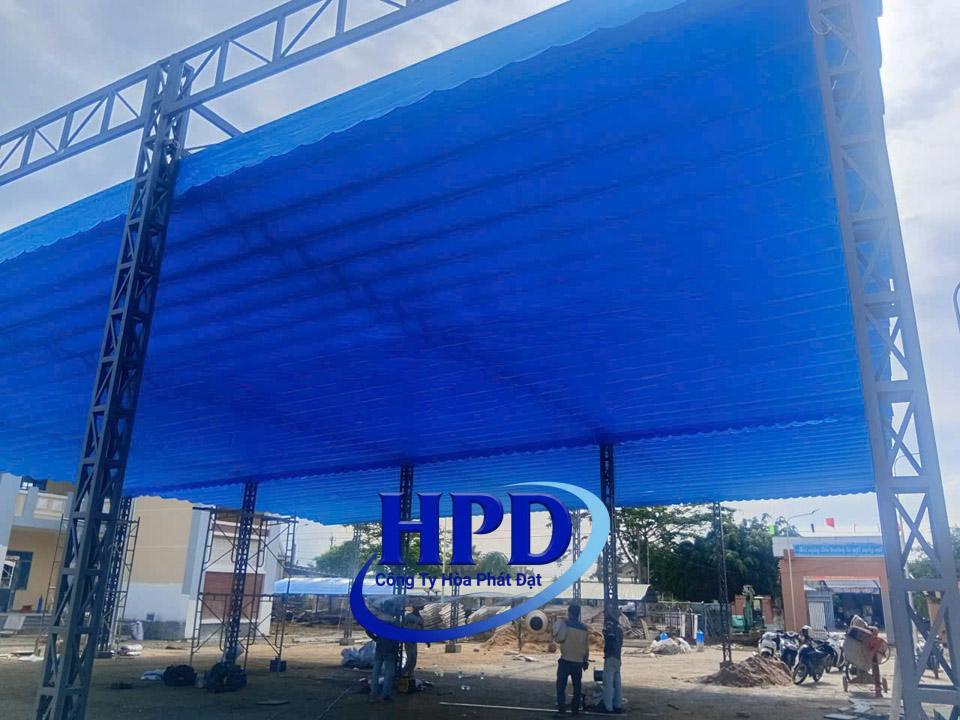 Mái xếp lượn sóng cho hồ bơi