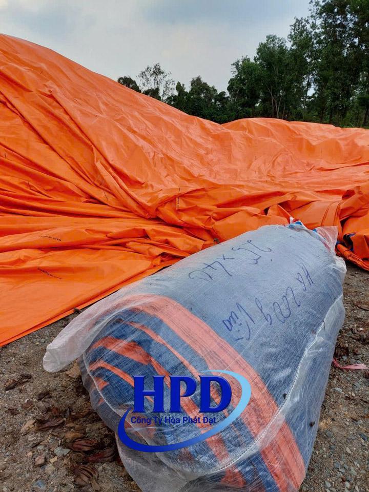 Hình ảnh: Bạt xanh cam khổ lớn