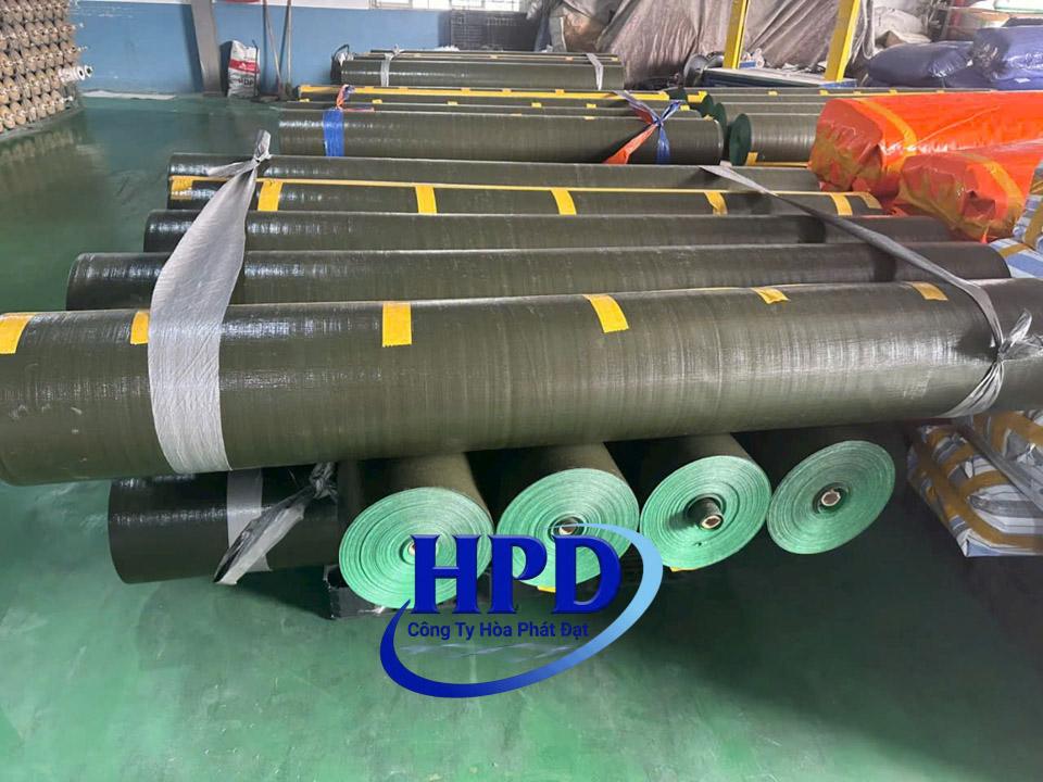 Cuộn bạt xanh rêu 250g/m2