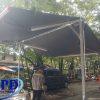 Thi công mái hiên chữ A tận nơi